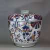 U459 Verte-imari 'fan pattern' bowl and associated cover