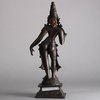 U473 Indian bronze figure of a Goddess, probably Parvati