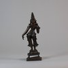 U473 Indian bronze figure of a Goddess, probably Parvati
