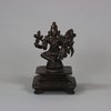 U474 Bronze figure of Lakshmi-Narayana, South India