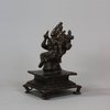 U474 Bronze figure of Lakshmi-Narayana, South India