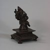 U474 Bronze figure of Lakshmi-Narayana, South India