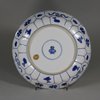U479 Pair of Chinese blue and white dragon dishes