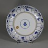 U479 Pair of Chinese blue and white dragon dishes