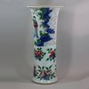 U486 Wucai beaker vase, Shunzi (1644-61)