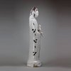 U533 Ansbach cold-painted faience figure of Guanyin, circa 1730