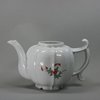 U534 Meissen lobed teapot, circa 1730