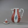 U535 Meissen silver-mounted octagonal coffee pot and cover