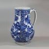 U547 Japanese blue and white Arita tankard, circa 1680