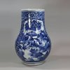 U547 Japanese blue and white Arita tankard, circa 1680