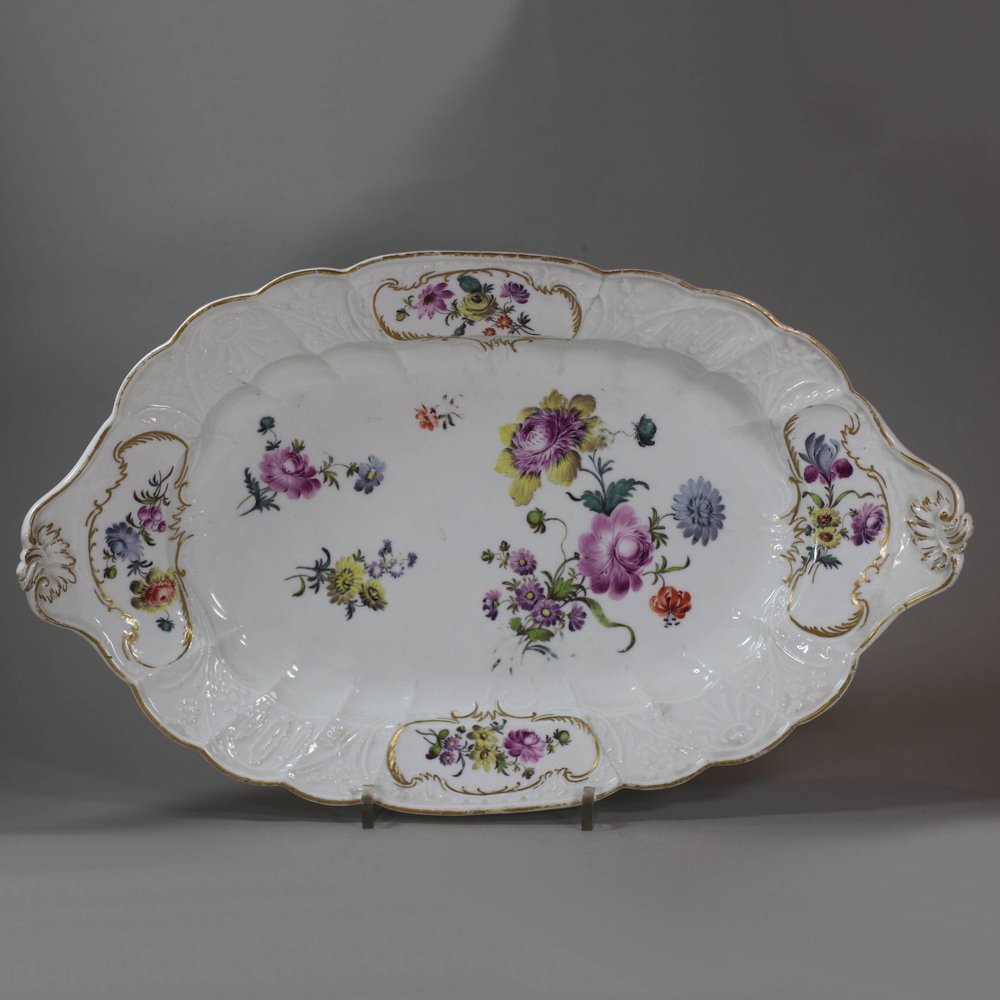 U559 Large Meissen lobed dish, late 18th century