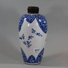 U570 Blue and white ovoid vase, Kangxi (1662-1722)