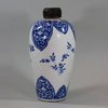 U570 Blue and white ovoid vase, Kangxi (1662-1722)