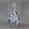 U571A Small Chinese blue and white 'Hatcher Cargo' bottle vase