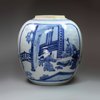 U60 Blue and white ginger jar, Kangxi (1662-1722)