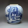 U60 Blue and white ginger jar, Kangxi (1662-1722)