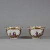 U611 Pair of Meissen Teabowls, circa 1725-30