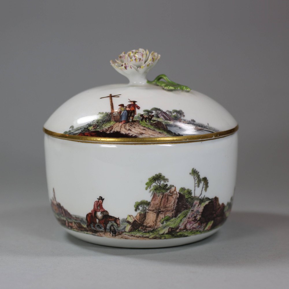 U627 Meissen sucriere and cover, circa 1740