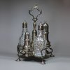 U63 George II silver five-bottle 'Warwick' cruet set