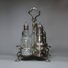 U63 George II silver five-bottle 'Warwick' cruet set