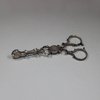 U64 Pair of Georgian silver tongs, c. 1755-60