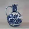 U640 Japanese blue and white Arita jug, circa 1680