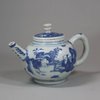 U642 Blue and white ‘Hatcher Cargo’ teapot and cover