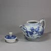 U642 Blue and white ‘Hatcher Cargo’ teapot and cover