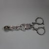 U64 Pair of Georgian silver tongs, c. 1755-60