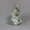 U659 Celadon jade group of the Hehe Erxian, Qing dynasty