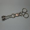 U65 Pair of Georgian silver tongs, c. 1750