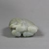 U662 Small celadon jade elephant, Qing dynasty