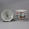 U666 Pair of Japanese Arita octagonal cups