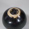 U669 Small Chinese 'cizhou' russet-splashed black-glazed jar