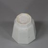 U678 Blanc de chine octagonal libation cup
