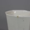 U678 Blanc de chine octagonal libation cup