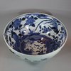 U685 Large Japanese blue and white Arita bowl, circa 1700