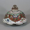 U691 Famille-verte multi-faceted vase Kangxi (1662-1722)