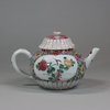 U692 Chrysanthemum famille-rose teapot, Yongzheng (1723-1735)