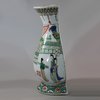 U695 Pair of famille verte wall vases, Kangxi (1662-1722)