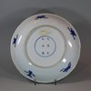 U710 Blue and white dish, Kangxi (1662-1722)