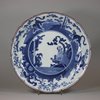 U729 Japanese blue and white kakiemon style lobed dish