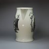 U72 English creamware transfer-printed Masonic jug, c.1800