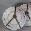 U751 Pair of Chinese rouge de fer moulded dishes