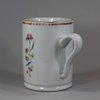 U767 Famille rose Armorial tankard, circa 1750