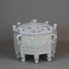 U771 Blanc de chine ‘Marco Polo’ censer and cover