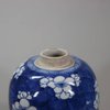 U775 Small Chinese blue and white ginger jar, Kangxi (1662-1722)