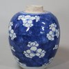 U775 Small Chinese blue and white ginger jar, Kangxi (1662-1722)