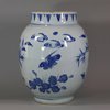 U783 Blue and white transitional jar, circa 1650