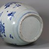 U784 Blue and white transitional jar, circa 1650